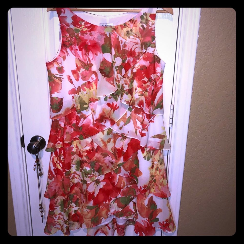 Floral frills dress